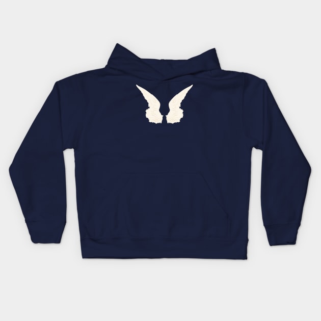 Wings 2 Kids Hoodie by littlemoondance